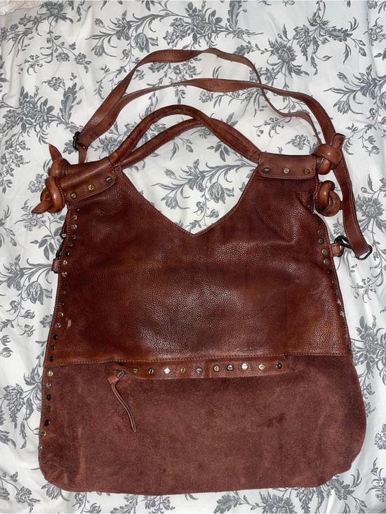 We The Free Handbags - Free People Valencia Suede and Leather bag
